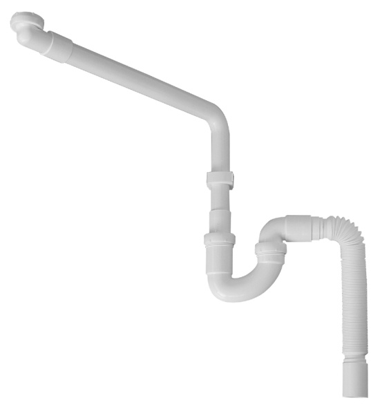 Faluplast, Falu 44800, Kommodvattenl�s, vit, G32x40mm