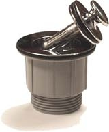 Pluggvippventil, f�rkromad, G32, ABS-plast