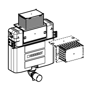 If� Inbyggnadscistern, Sign.