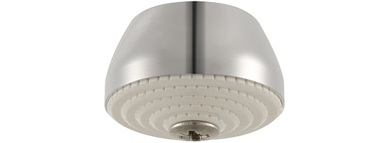 Duschsil, 5-ringad, krom/vit, G15