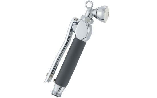 FMM, Handdusch, med upph�ngnings�gla, vitt handtag