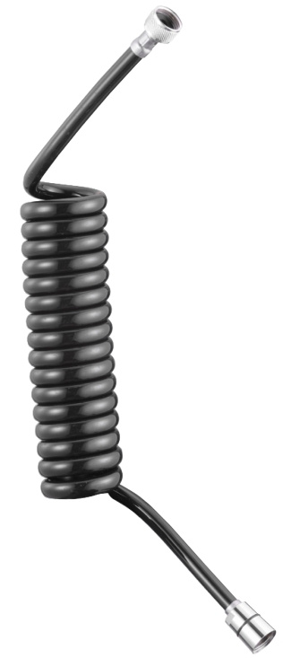 FMM, AntiBactus, Spiralslang, svart, 2,7 m