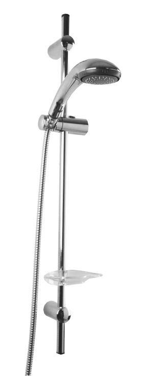 Duschst�ng, 350-750 mm, rostfritt utseende