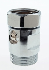 Mellankoppling, inv�ndig/utv�ndig g�nga, M26x1,5, f�rkromad