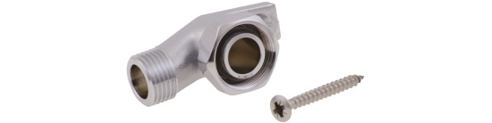 MA, Vinkelkoppling, inv�ndig/utv�ndig g�nga, M26x1,5-G15, f�rkromad