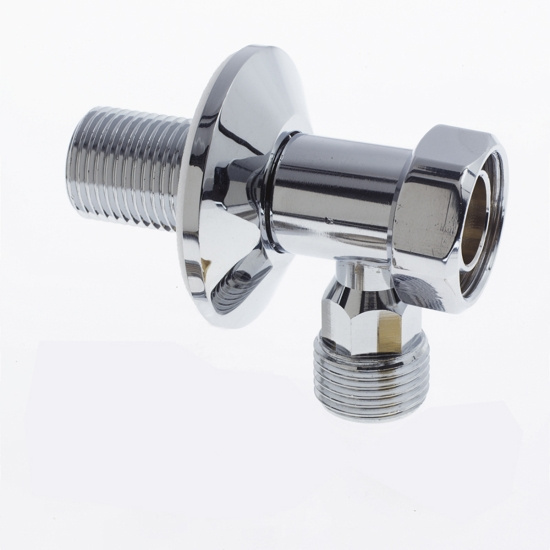 Vinkelkoppling, inv�ndig/utv�ndig g�nga, M26x1,5xG15, f�rkromad