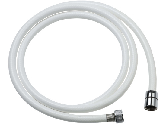 H�gtrycksslang, vit, 2m