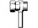 FMM, Mellankoppling, rak med avstick 12mm, M26x1,5 FMM, Mellankoppling, rak med avstick 12mm, M26x1,5