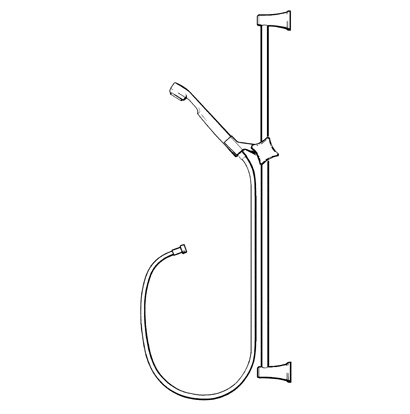 Sarona, Duschanordning, vit