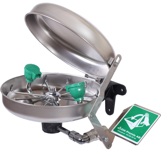 GIA 3555, �gon- och ansiktsdusch, med handdusch, DN15, 14+28 lit/min