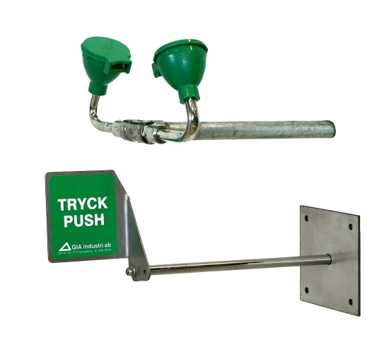 GIA 3704, �gon- & ansiktsdusch, DN15, 26 lit/min, rostfritt st�l