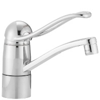 9000, Tv�ttst�llsblandare, med fast pip 150mm, spak 145mm, f�rkromad