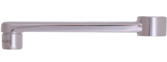 FMM, Utloppspip, sv�ngbar, L=150mm, f�rkromad