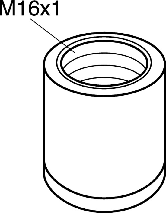 Gustavsberg, DB Skandic 03, Str�lsamlare, M16x1