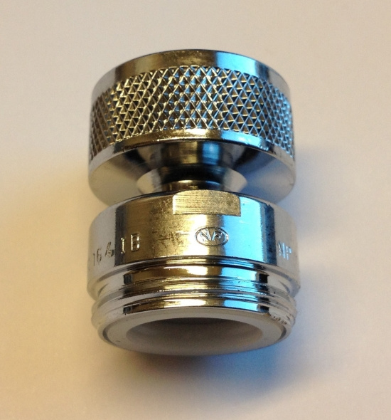 Kulled, inv�ndig/utv�ndig g�nga, M22x1, f�rkromad