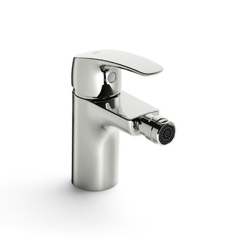 Oras, Safira, Bid�blandare med fast utloppspip, ledbar str�lsamlare och lyftventil, f�rkromad