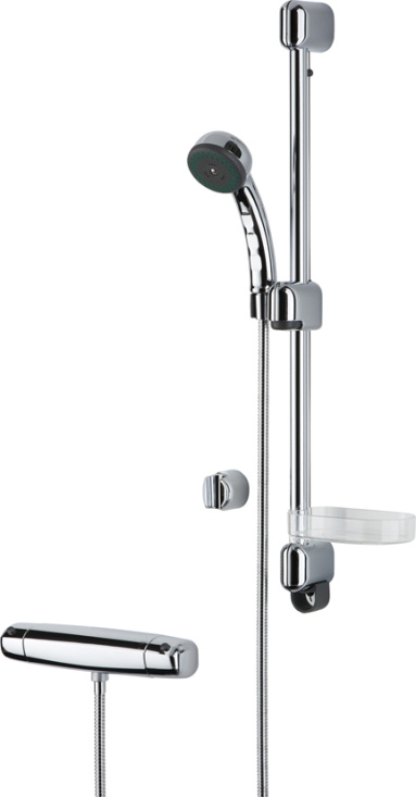 Optima/Sensiva, Duschpaket, termostatblandare + duschset, 150cc, f�rkromad
