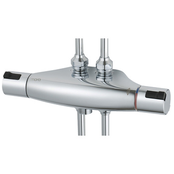 Mora Cera, Duschblandare, genomg�ende, utlopp upp, 40 c/c, krom