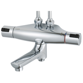 Mora Cera, Kar-/duschblandare, anslutning upp med karpip, 40 c/c, krom