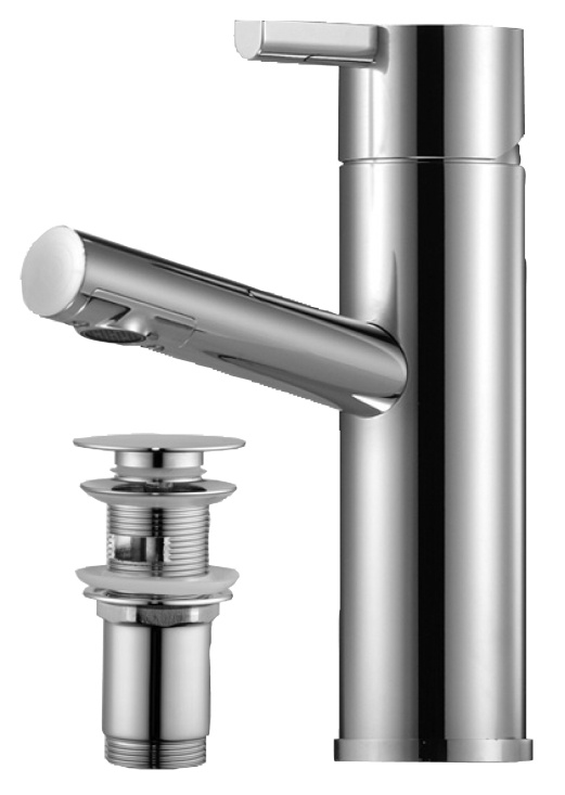  Mora Rexx, Tv�ttst�llsblandare, med push down-ventil, f�rkromad