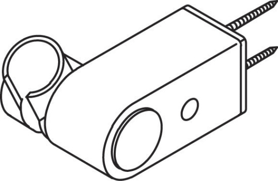 V�ggf�ste, f�r handdusch, vit