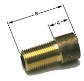 F�rl�ngningsr�r, G20x75 mm, gul