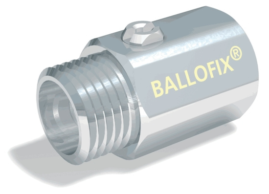 Broen, Ballofix 502 utan vred, Kulventil rak, inv�ndig x utv�ndig g�nga, R8