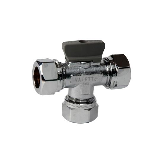 Gustavsberg, Kulventil, 3-v�gs, Dy12