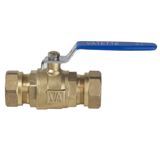 Gustavsberg, Vatette, Kulventil rak, 54mm, DN50