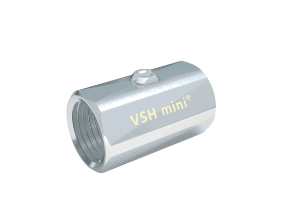 Broen, VSH Mini 1400 utan vred, Kulventil rak, inv�ndig x inv�ndig g�nga, R10