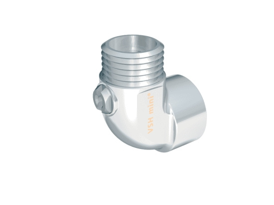 Broen, VSH Mini 1427 utan vred, Kulventil vinkel, inv�ndig x utv�ndig g�nga, R15x90�