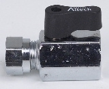 Altech, Minikulventil rak, Inv�ndig x CU, G15x12, f�rkromad