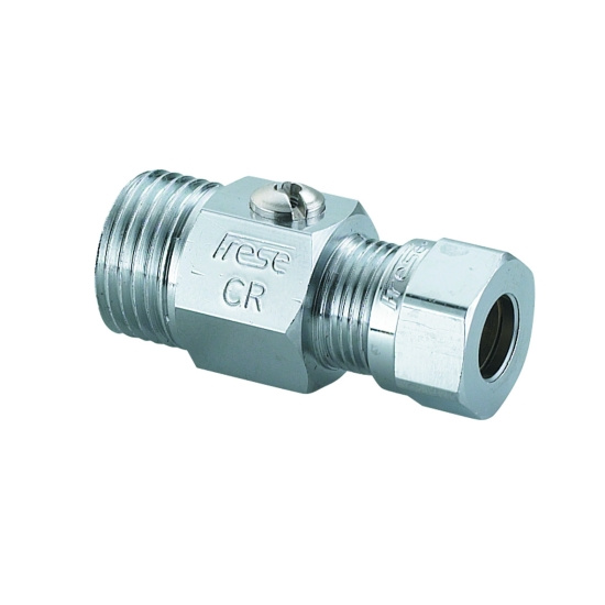 Gustavsberg, Frese 11-5233, Kulventil, utv�ndig g�nga / kl�mring, G15x10