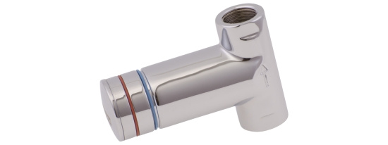 Aqua, Ventil, med �verdel 6340/31, r�d, 15