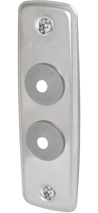 Gustavsberg, T�ckbricka, dubbel, 10-22mm, 40mm c/c