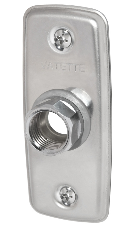 Gustavsberg, Vatette, V�ggbricka, 1-r�r, Dy15x2,5