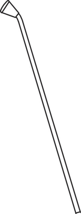 Lyftst�ng, L=350mm, f�rkromad