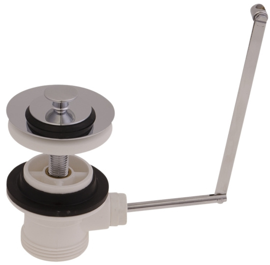 FMM, Lyftventil, med br�ddavlopp utan lyftst�ng, f�rkromad