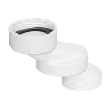 Faluplast, Falu 76610, Excentrisk koppling, inv�ndig/utv�ndig g�nga, vit