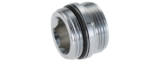 FMM, �verg�ngsnippel, utv�ndig g�nga med o-ring, M26x1,5