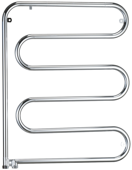 FMM, Handdukstork, med regler & returventil, f�rkromad, D=15