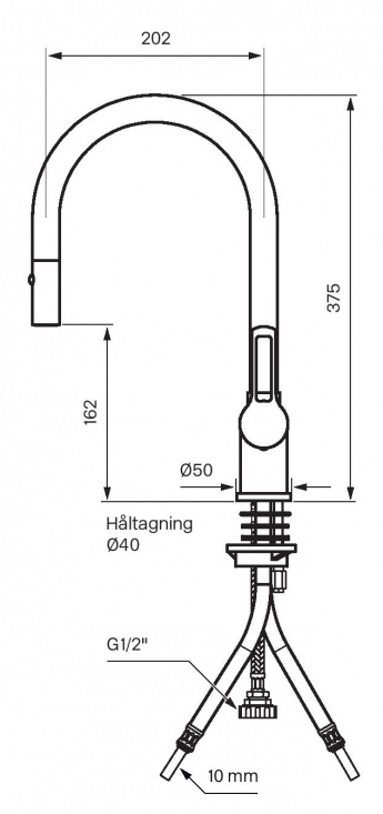 Tapwell RIN885 K�ksblandare - Krom