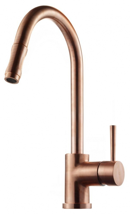 Tapwell EVO185 K�ksblandare Med Utdragbar Pip - Koppar