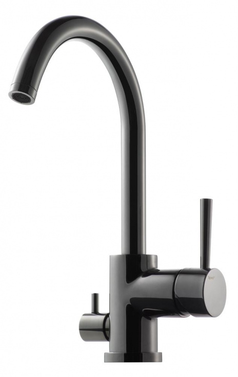 Tapwell EVO184 K�ksblandare Med Diskmaskinsavst�ngning - Black Chrome