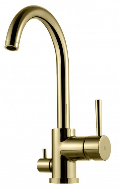 Tapwell EVO184 K�ksblandare Med Diskmaskinsavst�ngning - Honey Gold