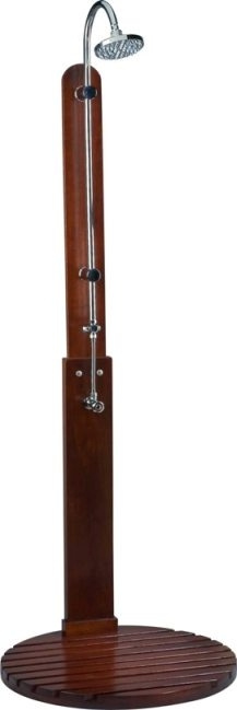 Tr�dg�rds & Pool dusch Rund