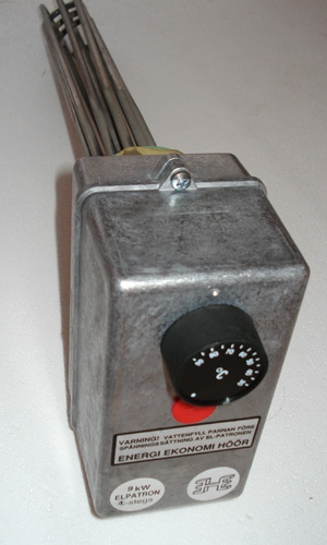 Elpatron 9 kw, 4steg med k�pa