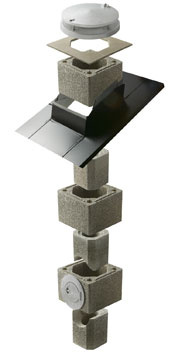 Skorstenspaket Schiedel Isokern DM36 Dim 150 mm 10,00 meter