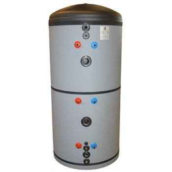 Ackumulatortank TS500 med dubbla vv-slingor - 500 liter