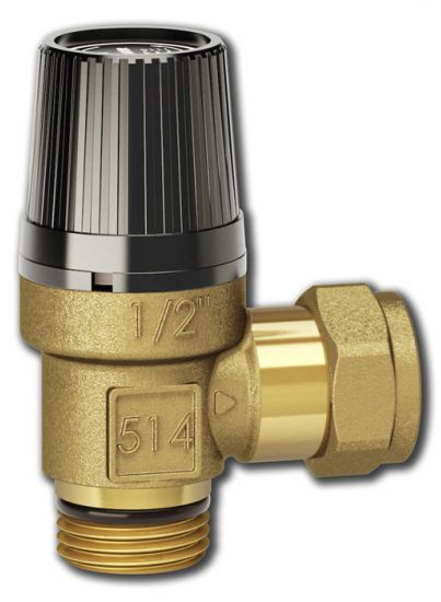 LK-Systems 514 S�KERHETS-/AVTAPPNINGSVENTIL G15/Kl�mring 15 mm (0,3 MPa - 1,0 MPa)